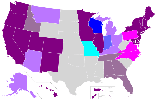 LGBTQ Employment Discrimination Map, sexual orientation discrimination laws