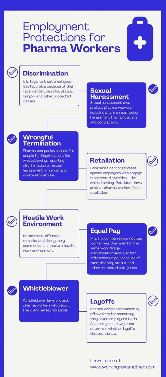 Employment protections for pharma workers