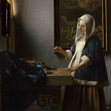 Johannes Vermeer, Woman Holding a Balance (1665)