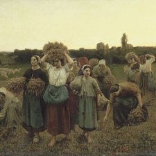 Jules Breton, Calling in the Gleaners (1859)