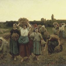Jules Breton, Calling in the Gleaners (1859)