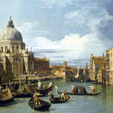 Canaletto, Entrance to the Grand Canal (1730)